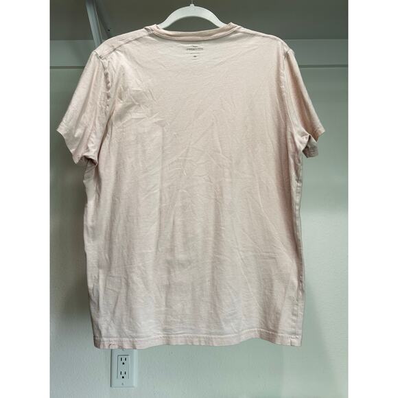 Hollister 100% Cotton Men's T-Shirt Blush Pink Size Large Causal Crew Neck - Picture 2 of 6